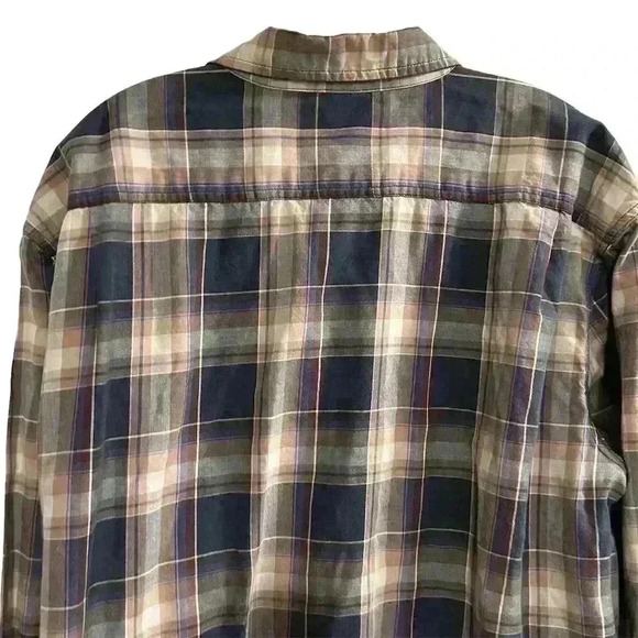 Dickies Men's 2XL Plaid Flannel Long Sleeve Button-Up Shirt Multicolor - Picture 5 of 13